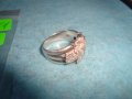 СРЕБЪРЕН МОДЕН ПРЪСТЕН РОДИРАНО СРЕБРО 925 с ФАСЕТИРАНИ ЦИРКОНИ 25851, снимка 16