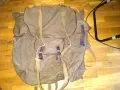 Раница брезентова от соца №10 50х56см странични джобове, снимка 2