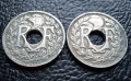 Стара монета 10 сантима 1922 г. и 1924 г. Франция - красавици !, снимка 12