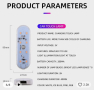 Магнитна USB зареждаща се автомобилна LED светлина, снимка 3