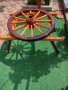 Цветарник от колело на каруца.УНИКАТ.Може само колелото., снимка 7