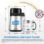 Дестилатор за вода Hanchen 750W, 4L, неръждаема стомана 304, стъклен съд, въглероден филтър , снимка 5