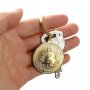 ПРОМО Качествен метален златист ключодържател Биткойн Bitcoin 