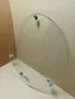 Старо Масивно Кръгло Стъкло., снимка 1