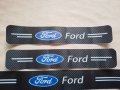 Карбонови стикери за прагове с емблема и надпис Форд Ford кола автомобил пикап бус ван, снимка 4