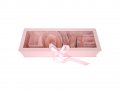 Кутия за декорация LOVE Розова