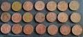 5, 2, 1 пенса Великобритания, 64 различни, снимка 3