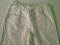 Дамски бял ленен панталон, снимка 4