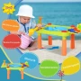 AIYPLAY Маса за игра с пясък и вода, играчка за плаж на открито с 16 аксесоара, снимка 5