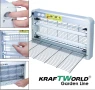 Мощна инсектицидна лампа KraftWorld 40W – Защита до 80 м² – UV лампа против комари и мухи, снимка 6