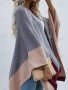 Дамска широка модна жилетка с цветни блокове, 2цвята - 023, снимка 14