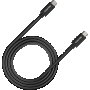 Зареждащ кабел CANYON UC-44, USB TYPE-C to TYPE-C, 1М, Черен SS30250, снимка 1