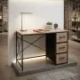 ️ Индустриално бюро с 3 текстилни чекмеджета, снимка 1