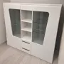 Холна секция бял гланц, с LED подсветка, снимка 1