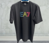 Emporio Armani тениска с къс ръкав, цвят черен, снимка 1 - Тениски - 44719228