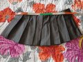 Черна нова кожена къса пола с плохи за едра дама XXL, снимка 10