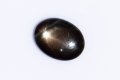 Черен звезден сапфир 1.32ct 6-лъчева звезда овален кабошон, снимка 1 - Други - 41635717
