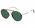  CARRERA луксозни кръгли метални нови унисекс слънчеви очила златисти, снимка 1