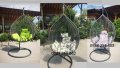 Градинска люлка ратанова тип гнездо, снимка 1 - Градински мебели, декорация  - 36651252