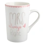 Комплект чаши New Bone „Mr Right – Mrs Always Right“, 350 мл – 2 бр_1183284, снимка 4