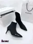 Balenciaga Нови Дамски Черни Боти с Кутия , снимка 2