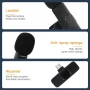 Безжичен микрофон за телефон Digital One SP01081 K9, Wireless Microphone, професионален микрофон, снимка 4