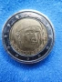Рядка монета  от 2 евро „Бокачо“,  2013 г.  с грешки при сеченето. , снимка 1