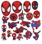 Спайдърмен Spiderman емблема апликация за дреха дрехи самозалепваща се