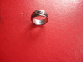 Уникален двоен въртящ сребърен пръстен 925, снимка 6