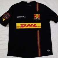 Нордселанд Дания NORDSJAELLAND 2017/18 оригинална гост футболна тениска DIADORA фланелка с бадж, снимка 1 - Футбол - 41340815