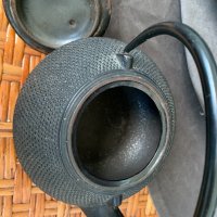 Стар японски чугунен чайник, снимка 4 - Антикварни и старинни предмети - 35760859