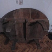 Софра паралия,стара дървена маса в много добро състояние., снимка 6 - Антикварни и старинни предмети - 39284557