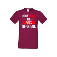 Мъжка тениска Свети Валентин You Make Me Feel Special 1, снимка 6 - Тениски - 35716739
