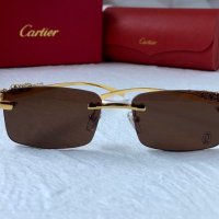 Cartier висок клас слънчеви очила Мъжки Дамски слънчеви 4 цвята, снимка 5 - Слънчеви и диоптрични очила - 41958221
