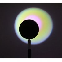Настолна/Нощна LED лампа за селфита с ефект слънце RGB + дистанционно 94766, снимка 8 - Други - 39412422