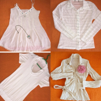Лот дамски дрехи- риза, блуза, жилетка, с размер, снимка 2 - Други - 36204375
