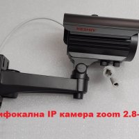 Варифокална IP камера zoom 2.8-12мм за IP NVR DVR видеонаблюдение, снимка 1 - IP камери - 40703249