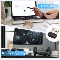 USB AirDrive Mouse Jiggler Moji Фалшива Мишка Симулатор USB Port Shaker Wiggler Jitter USB Air Drive, снимка 7 - Клавиатури и мишки - 41478274