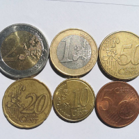 Купувам Евро монети.Без колекционерски, снимка 1 - Нумизматика и бонистика - 36299202