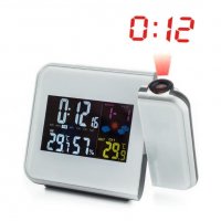 8190 Прожекционен часовник, метеостанция и термометър, снимка 1 - Друга електроника - 34640859