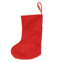 2513 Коледен чорап за подаръци и украса Весел Снежко, снимка 3 - Декорация за дома - 34596364