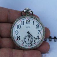 СССР джобен  часовник ''Молния'' с кораб, снимка 2 - Антикварни и старинни предмети - 41397081