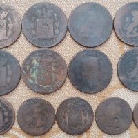 Лот 13 старинни Испански монети, снимка 3 - Нумизматика и бонистика - 39370912
