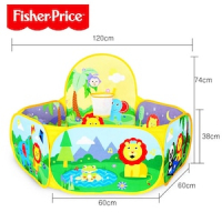 Fisher Price Детски басейн с 25 цветни топчета, снимка 5 - Играчки за стая - 36375624
