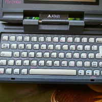 Atari portfolio ретро компютър , снимка 5 - Антикварни и старинни предмети - 44698596