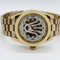 Мъжки луксозен часовник Rolex Crown 👑 Skeleton, снимка 3 - Мъжки - 41554683