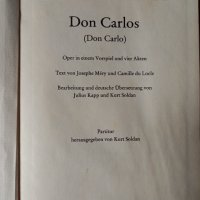Верди Дон Карлос, партитура, снимка 1 - Други - 42192332