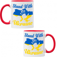 Чаша STAND WITH UKRAINE,Укркайна, против Войната, Support Ukraine,, снимка 5 - Чаши - 36177610
