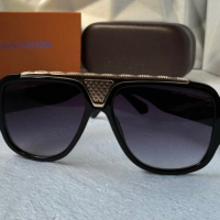 Louis Vuitton висок клас 1:1 мъжки слънчеви очила, снимка 4 - Слънчеви и диоптрични очила - 44913491