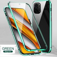 Двоен 360 градуса магнитен кейс калъф за Xiaomi Poco X3 / Pro / GT / M3 Pro / M3 / F3, снимка 6 - Калъфи, кейсове - 34111206